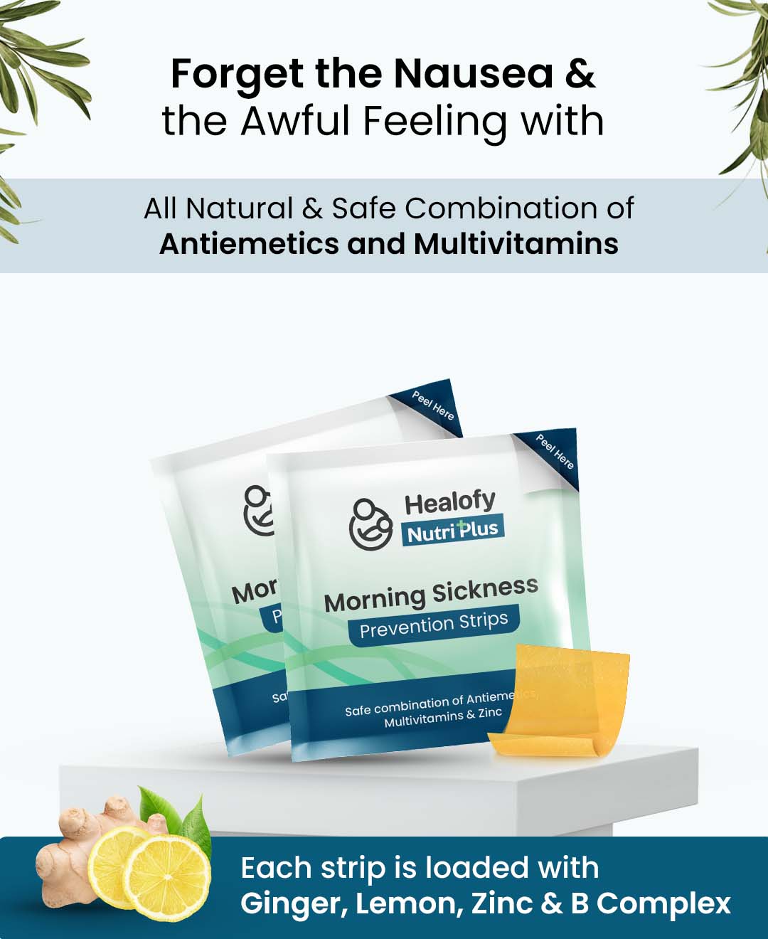 Healofy Nutriplus Morning Sickness Prevention Strips