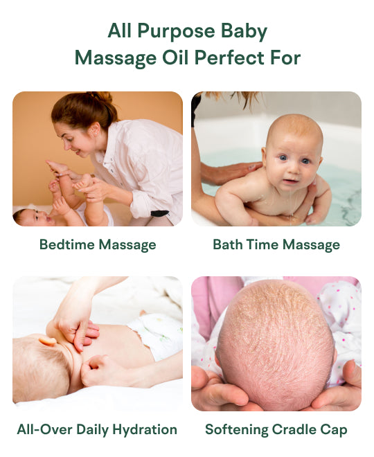 Healofy Naturals Baby Massage Oil.