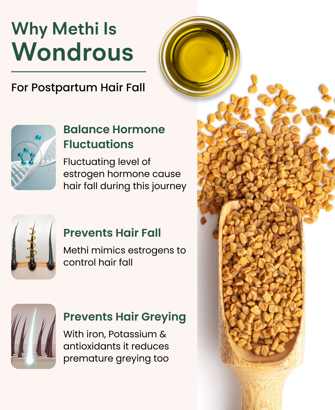 Healofy Naturals Methi Seed Hair Shampoo.