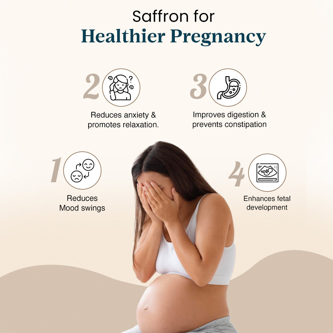 Premium Saffron For Pregnancy Wellness-2gms | Get FREE Pregnancy Pain Relief Patch