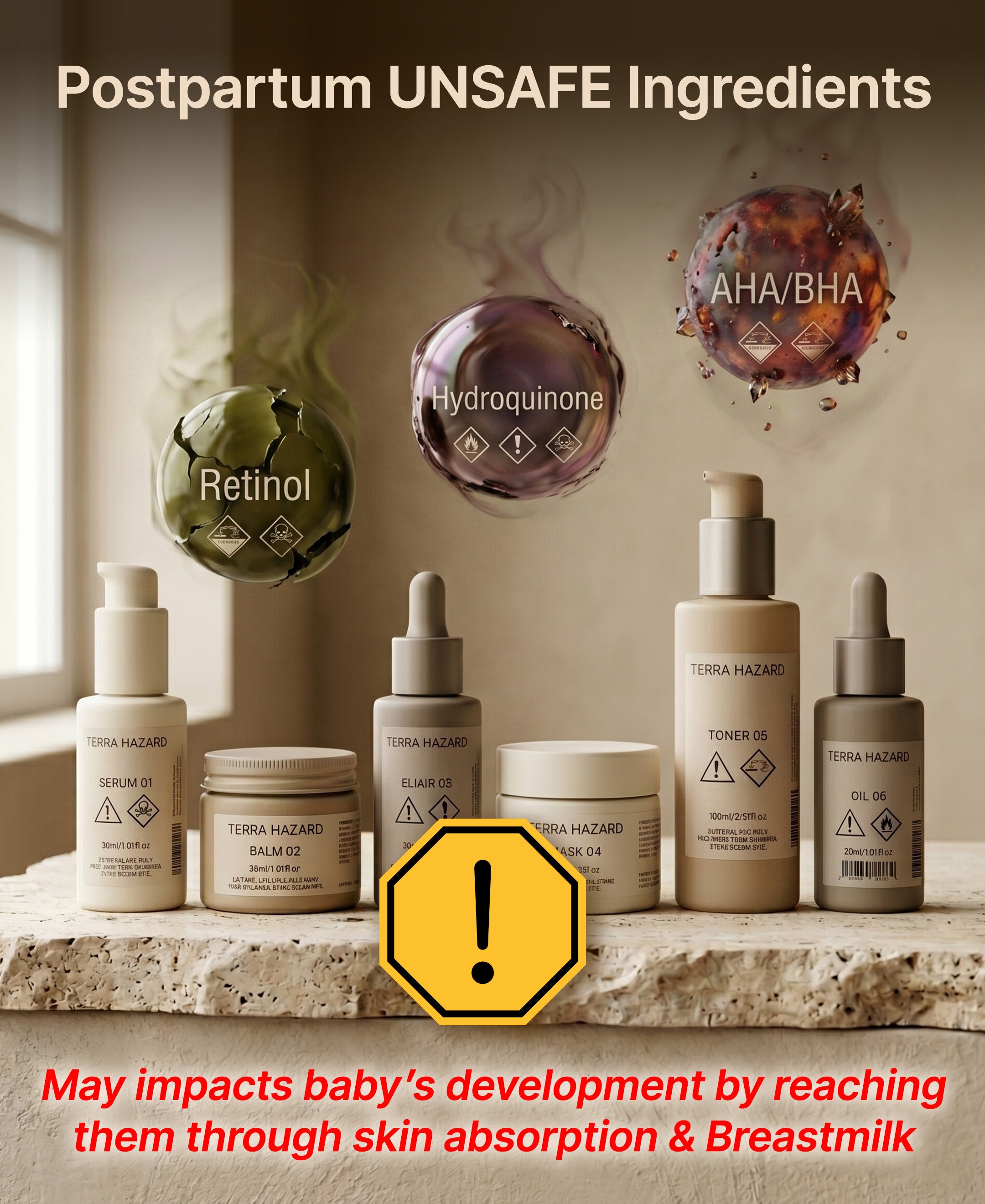 Healofy Naturals Stretchmarks Cream for postpartum | Pack of 3