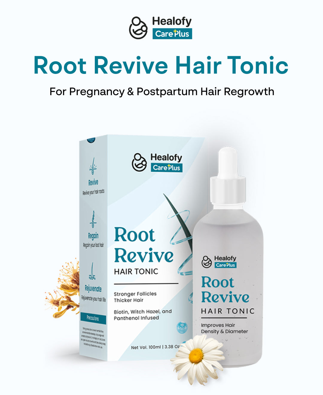 Healofy Care Plus - Root Revive Hair Tonic (To be applied on Scalp)