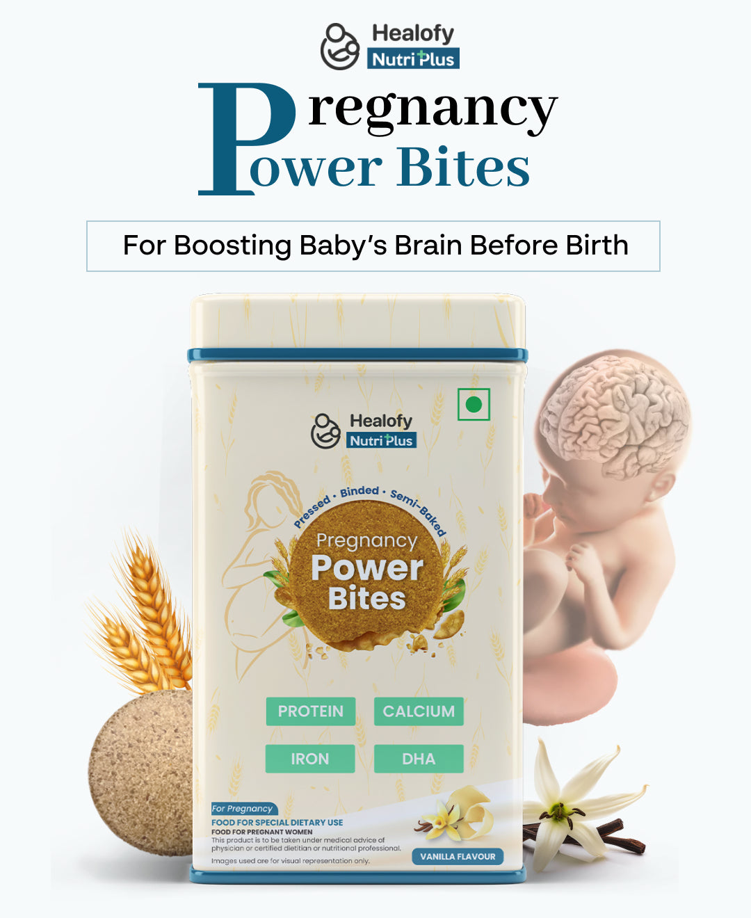 Healofy Nutriplus Pregnancy Power Bites | Pack of 2