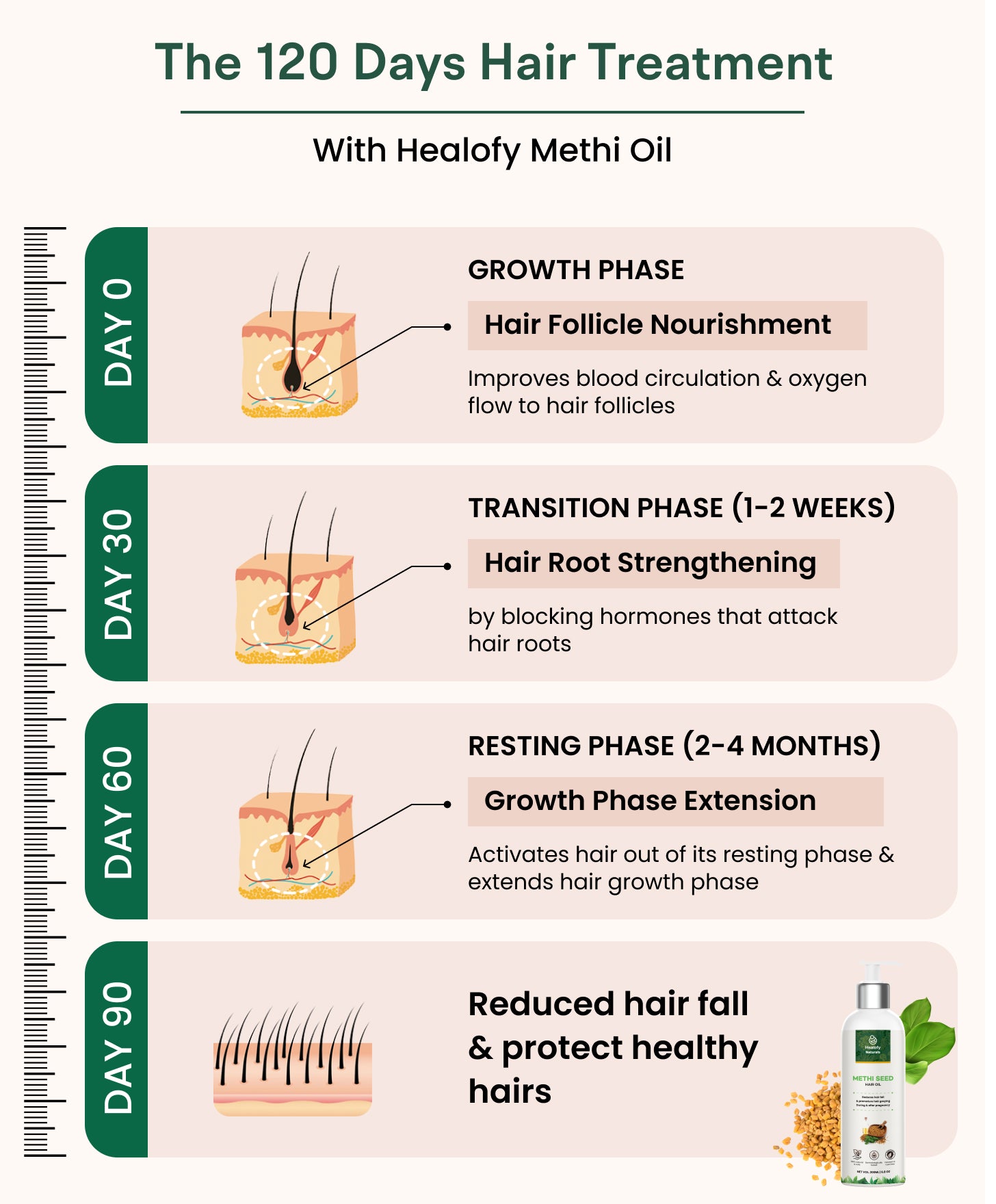 Healofy Naturals Methi Seed Hair Oil