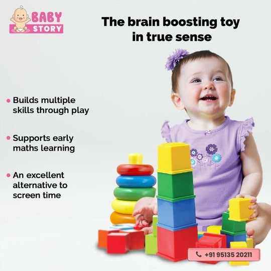 baby stacking rings and cubes toys