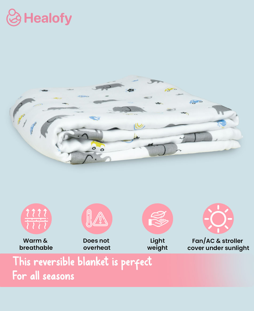 Organic Muslin Cotton Blanket